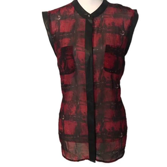 Rock & Republic Tops - ROCK & REPUBLIC | Edgy Sleeveless Tunic Top sz L